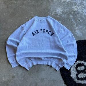Vintage 90s Air Force Spellout Crewneck